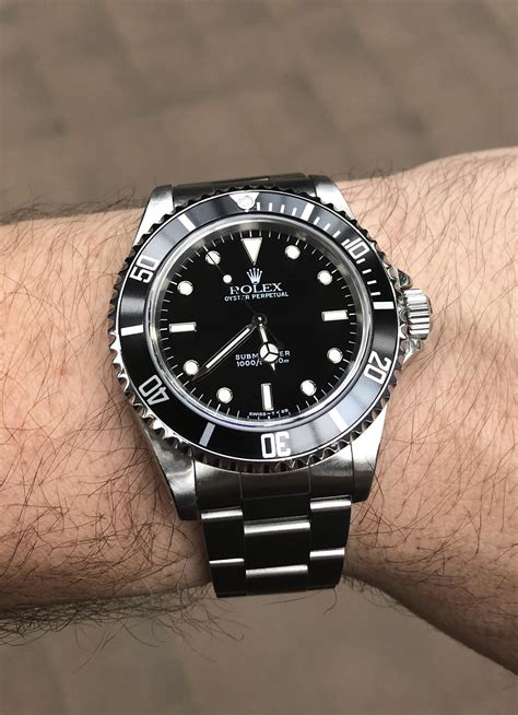 rolex black sub no date|rolex sub no date 14060.